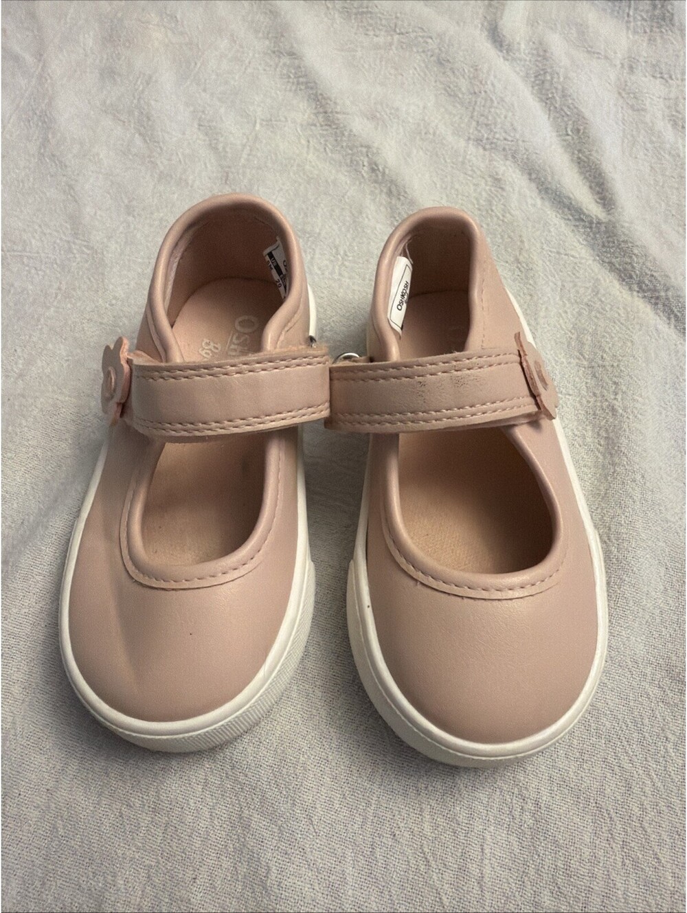OshKosh B'gosh Dusty Pink Mary Jane Sneakers shoes Toddler Sz 5m